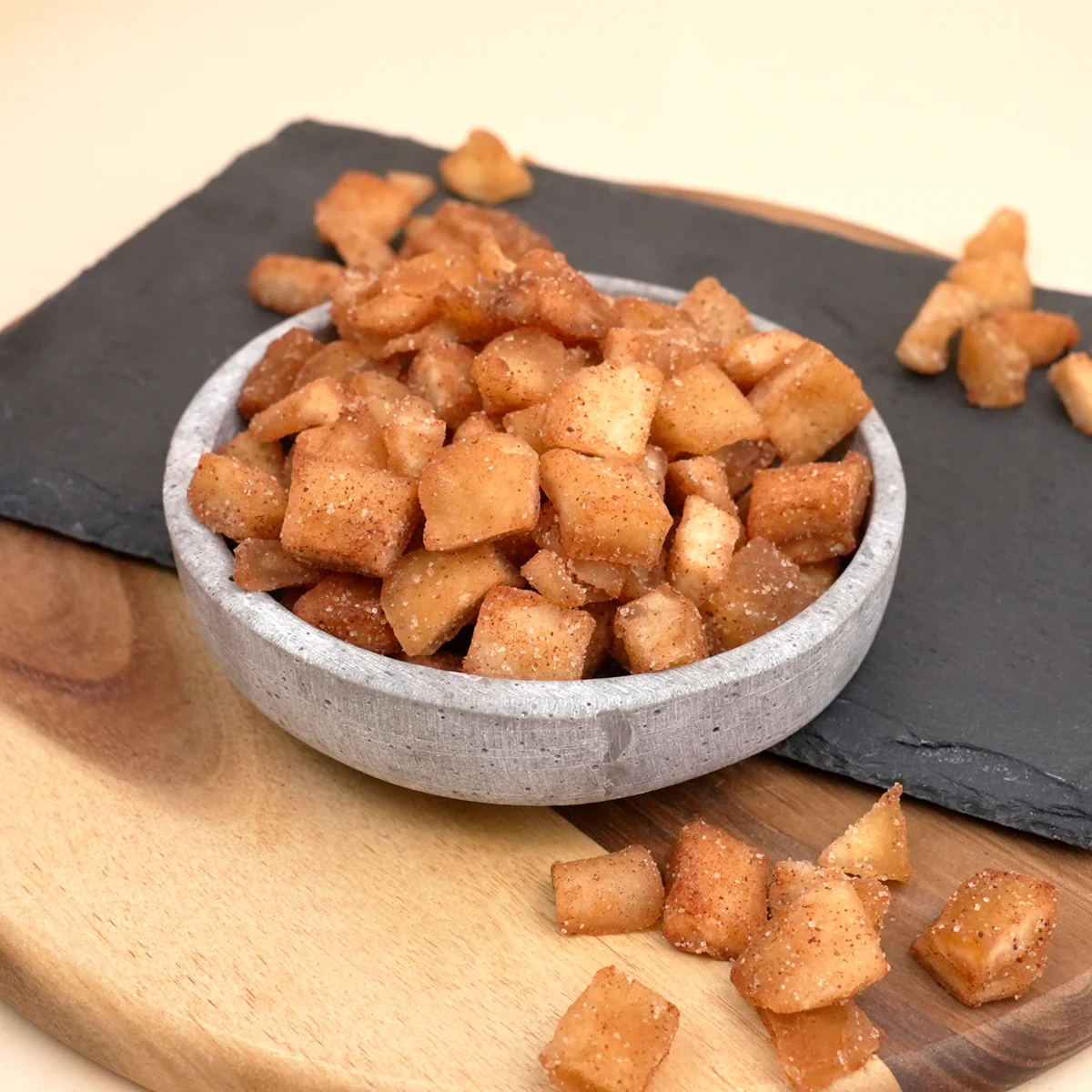 Apfelwürfel mit Zimt - getrocknet - Image 3