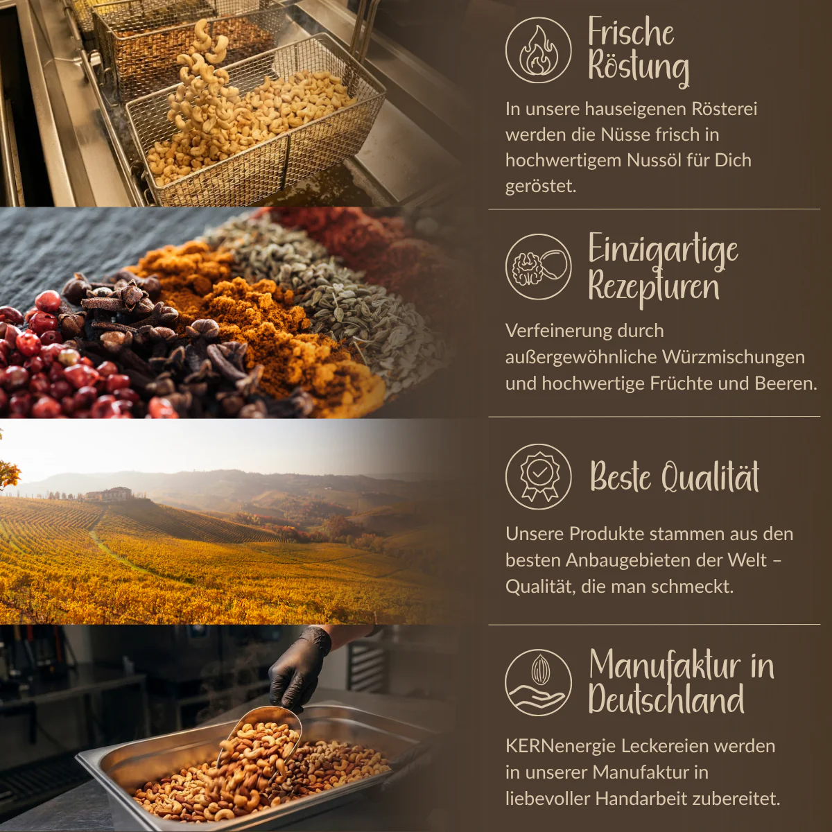 Geschenkset Glücksbringer – 4 Nuss- und Schoko-Mischungen - Image 5