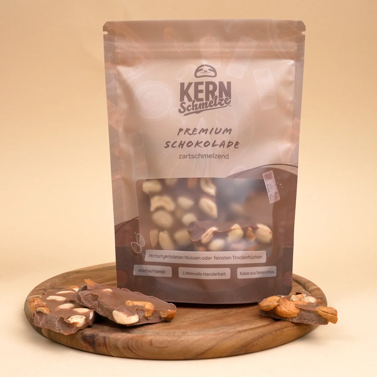 Bruchschokolade – Vollmilchschokolade mit Cashews & Mandeln - Image 3